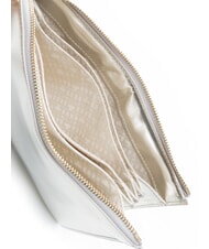 TOMMY HILFIGER TH MONOGRAM Pochette a busta con polsierina metallic silver - Borse Donna - 5