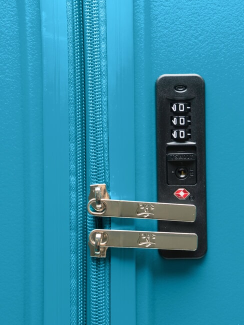 SLIDE Trolley Grande, espandibile malachite blue - Trolley Rigidi