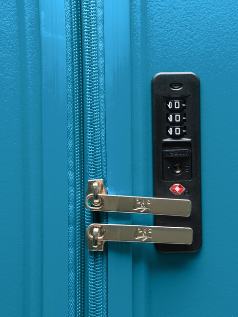 SLIDE Trolley Medio, espandibile malachite blue - Trolley Rigidi