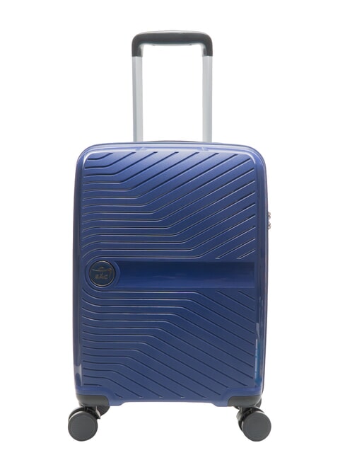 SLIDE Set Cabin + Medio e Grande espandibili, ultraresistenti royal blue - Trolley Rigidi
