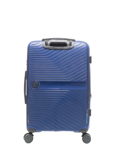 SLIDE Set Cabin + Medio e Grande espandibili, ultraresistenti royal blue - Trolley Rigidi