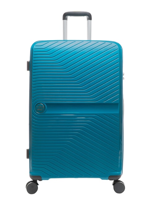 SLIDE Set Cabin + Medio e Grande espandibili, ultraresistenti malachite blue - Trolley Rigidi