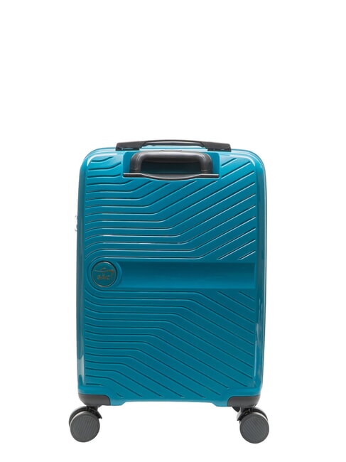 SLIDE Set Cabin + Medio e Grande espandibili, ultraresistenti malachite blue - Trolley Rigidi