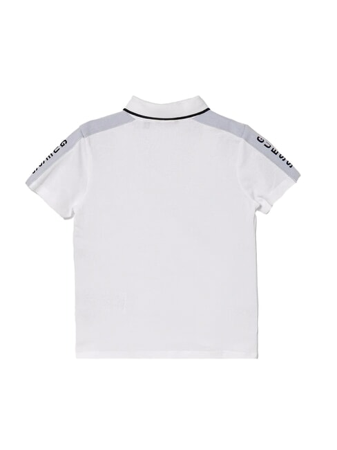 KIDS Polo mezza manica 3 bottoni purwhite - T-shirt Bambino