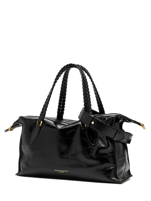 ROXY Borsa a mano in pelle con tracolla Nero - Borse Donna
