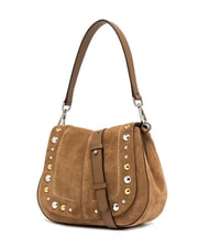 GIANNI CHIARINI HELENA ROUND Borsa in pelle scamosciata doppia funzione - Borse Donna