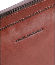 PIQUADRO BLACK SQUARE Beauty Case in pelle CUOIO - Beauty Case - 3