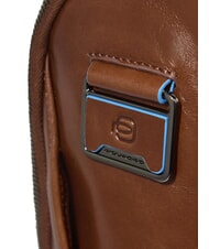 PIQUADRO BLUE SQUARE Zaino in pelle, porta pc 14" MARRONE - Zaini da lavoro porta PC - 4