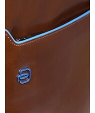 PIQUADRO BLUE SQUARE Zaino in pelle, porta pc 14" MARRONE - Zaini da lavoro porta PC - 5