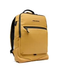 PIQUADRO CORNER SPECIALE GOMMATO Zaino porta pc 15,6" Giallo - Zaini da lavoro porta PC - 2