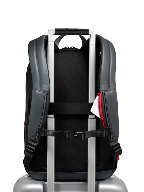 URBAN Zaino porta PC 15,6", in pelle grigio - Zaini da lavoro porta PC