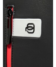 PIQUADRO URBAN Zaino porta PC 15,6", in pelle grigio - Zaini da lavoro porta PC - 5