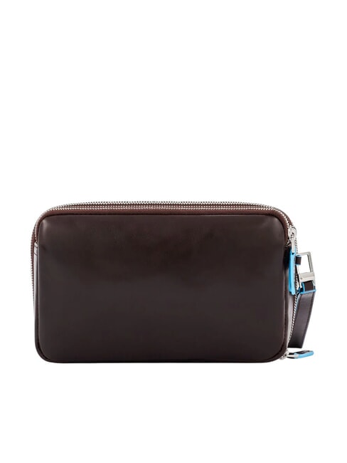 BLUE SQUARE Pochette organizzata in pelle MOGANO - Porta tablet & Organizer