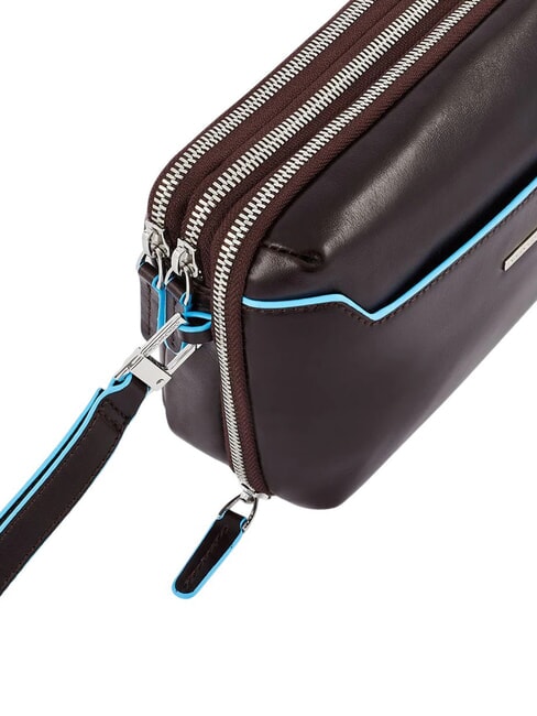 BLUE SQUARE Pochette organizzata in pelle MOGANO - Porta tablet & Organizer