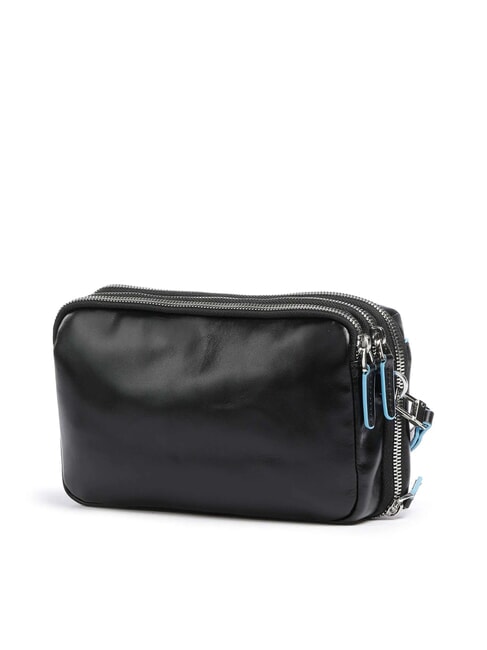 BLUE SQUARE Pochette organizzata in pelle Nero - Porta tablet & Organizer