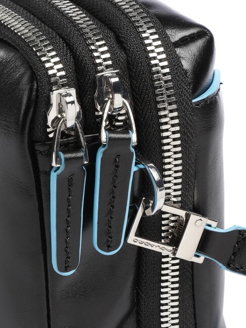 BLUE SQUARE Pochette organizzata in pelle Nero - Porta tablet & Organizer