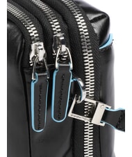 PIQUADRO BLUE SQUARE Pochette organizzata in pelle Nero - Porta tablet & Organizer - 3