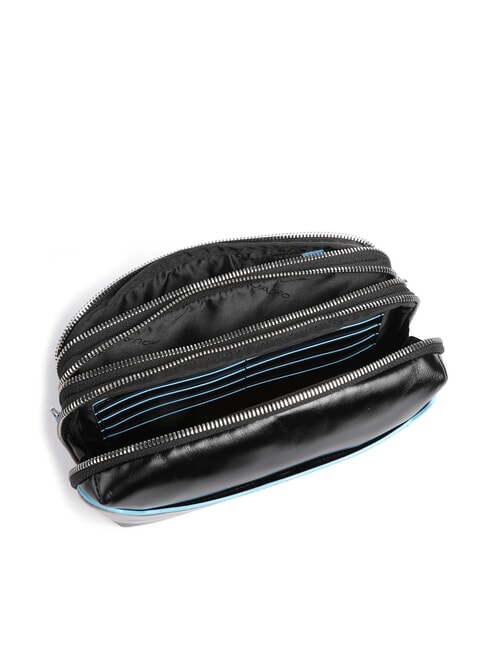 BLUE SQUARE Pochette organizzata in pelle Nero - Porta tablet & Organizer