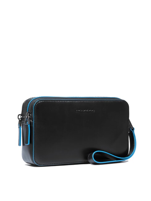 BLUE SQUARE Pochette in pelle Nero - Borse Donna