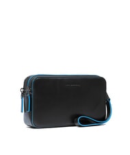 PIQUADRO BLUE SQUARE Pochette in pelle Nero - Borse Donna - 2