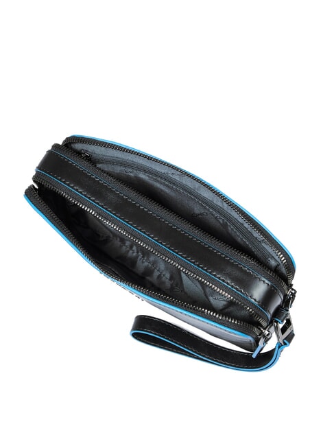 BLUE SQUARE Pochette in pelle Nero - Borse Donna