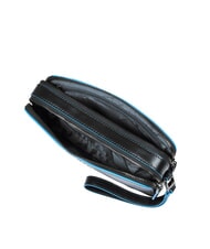 PIQUADRO BLUE SQUARE Pochette in pelle Nero - Borse Donna - 5