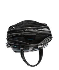 PIQUADRO BLUE SQUARE Cartella porta pc 15" in pelle Nero - Cartelle Lavoro - 6