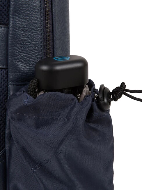 MODUS SPECIAL Zaino in pelle porta PC 14" blu - Zaini da lavoro porta PC