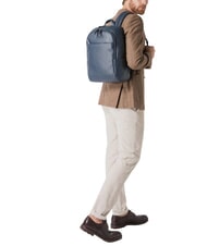 PIQUADRO MODUS SPECIAL Zaino in pelle porta PC 14" blu - Zaini da lavoro porta PC - 8