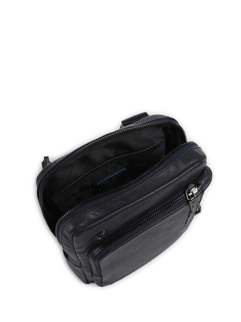 CRONUS Borsello in pelle, porta tablet blu - Tracolle Uomo