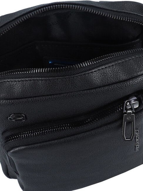 CRONUS Borsello in pelle, porta tablet Nero - Tracolle Uomo