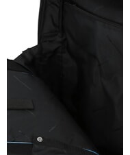 PIQUADRO X1 Zaino in pelle, porta pc 15.6" blu/marrone - Zaini da lavoro porta PC - 4