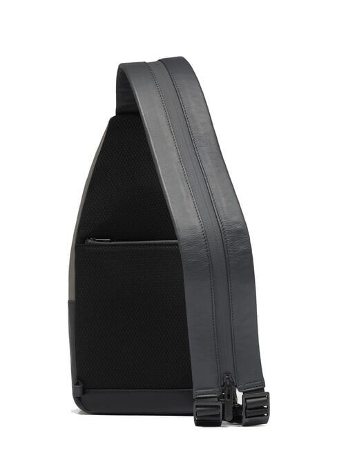 URBAN Zaino monospalla porta iPad®mini nero grigiongr - Tracolle Uomo