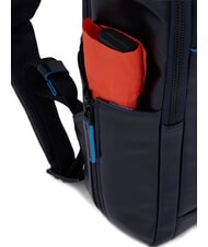 PIQUADRO B2 REVAMP Zaino porta PC 14" in pelle blu - Zaini da lavoro porta PC - 5