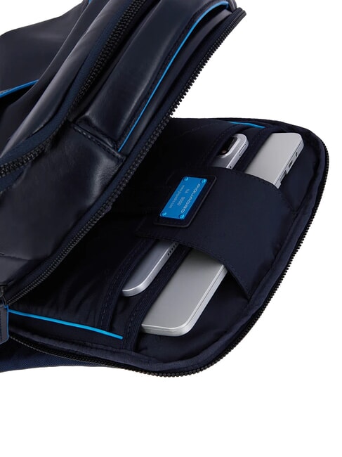 B2 REVAMP Zaino porta PC 14" in pelle blu - Zaini da lavoro porta PC