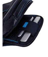 PIQUADRO B2 REVAMP Zaino porta PC 14" in pelle blu - Zaini da lavoro porta PC - 6