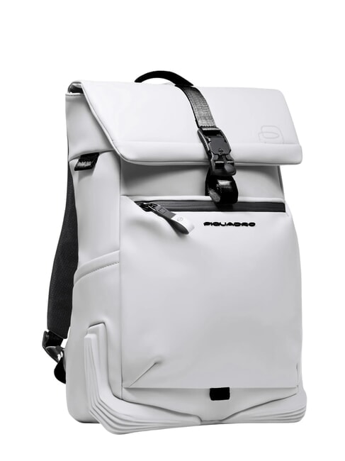 CORNER SPECIALE GOMMATO Zaino roll-top, porta pc 14" bianco - Zaini da lavoro porta PC