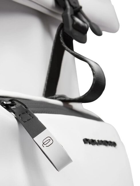 CORNER SPECIALE GOMMATO Zaino roll-top, porta pc 14" bianco - Zaini da lavoro porta PC