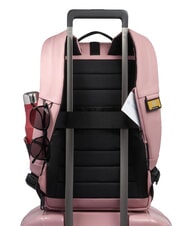 PIQUADRO CORNER SPECIALE GOMMATO Zaino roll-top, porta pc 14" ROSA - Zaini da lavoro porta PC - 3