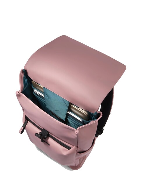 CORNER SPECIALE GOMMATO Zaino roll-top, porta pc 14" ROSA - Zaini da lavoro porta PC