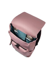 PIQUADRO CORNER SPECIALE GOMMATO Zaino roll-top, porta pc 14" ROSA - Zaini da lavoro porta PC - 6