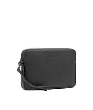PIQUADRO BLACK SQUARE Pochette uomo in pelle con polsierina - Porta tablet & Organizer