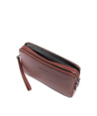 PIQUADRO BLACK SQUARE Pochette uomo in pelle con polsierina CUOIO - Porta tablet & Organizer - 5