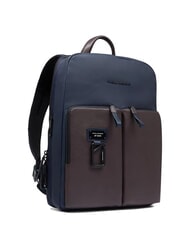 PIQUADRO HARPER Zaino porta pc 14", espandibile blu/testa di moro - Zaini da lavoro porta PC - 2