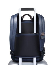 PIQUADRO HARPER Zaino porta pc 14", espandibile blu/testa di moro - Zaini da lavoro porta PC - 3