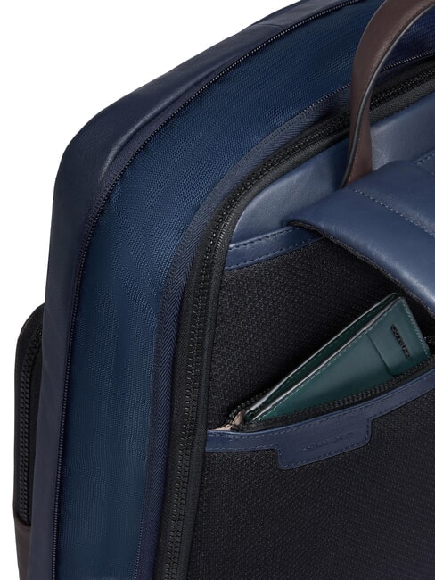 HARPER Zaino porta pc 14", espandibile blu/testa di moro - Zaini da lavoro porta PC