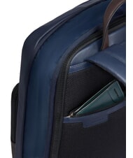 PIQUADRO HARPER Zaino porta pc 14", espandibile blu/testa di moro - Zaini da lavoro porta PC - 4