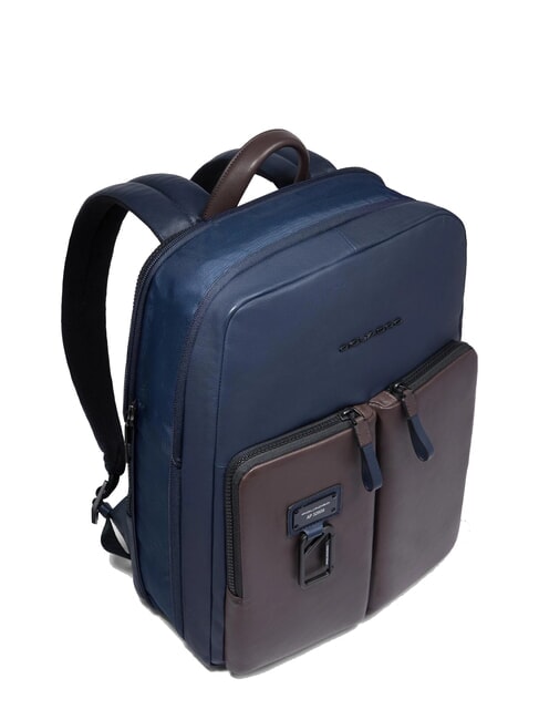 HARPER Zaino porta pc 14", espandibile blu/testa di moro - Zaini da lavoro porta PC