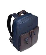 PIQUADRO HARPER Zaino porta pc 14", espandibile blu/testa di moro - Zaini da lavoro porta PC - 6