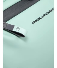 PIQUADRO CORNER SPECIALE GOMMATO Zaino roll-top porta pc 15.6" VERDE - Zaini da lavoro porta PC - 5